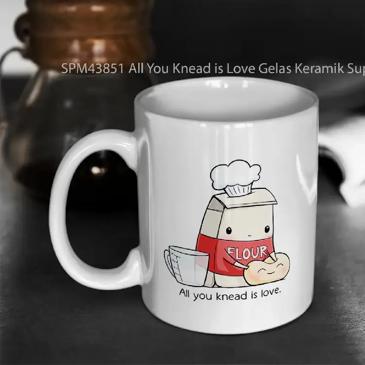 SPM43851 All You Knead is Love Gelas Keramik Supermug