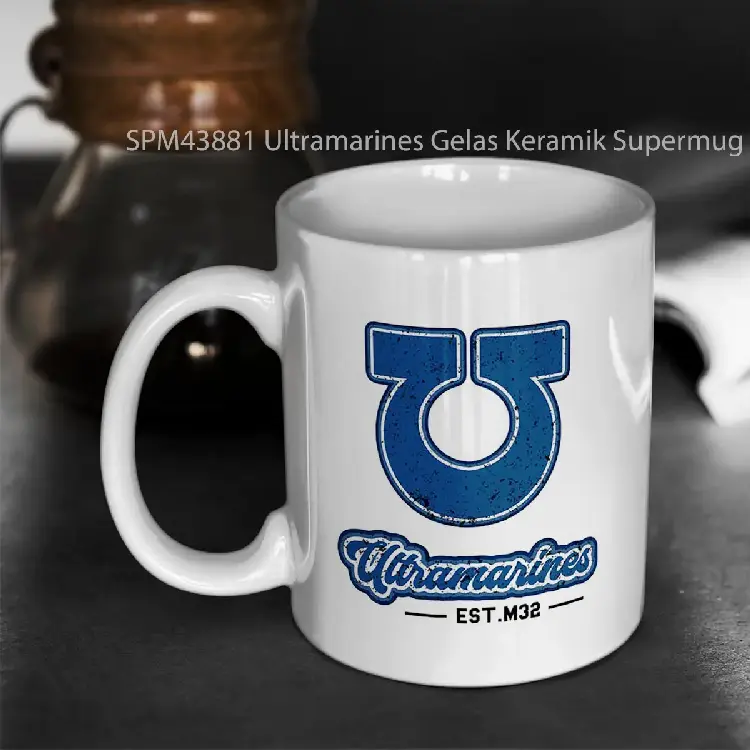 SPM43881 Ultramarines Gelas Keramik Supermug