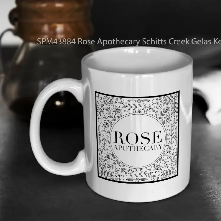 SPM43884 Rose Apothecary Schitts Creek Gelas Keramik Supermug
