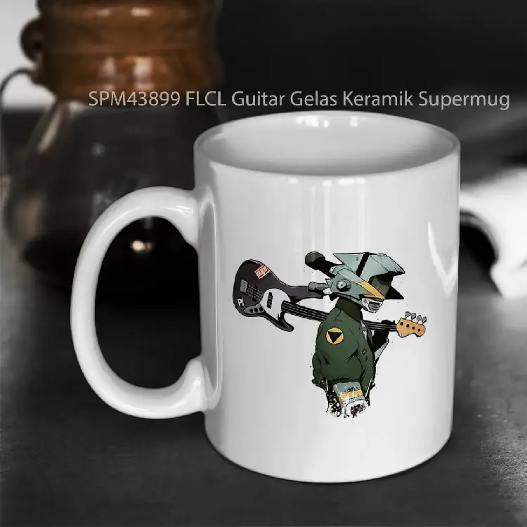 SPM43899 FLCL Guitar Gelas Keramik Supermug