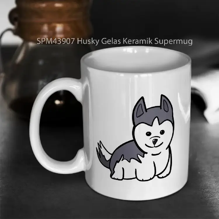 SPM43907 Husky Gelas Keramik Supermug