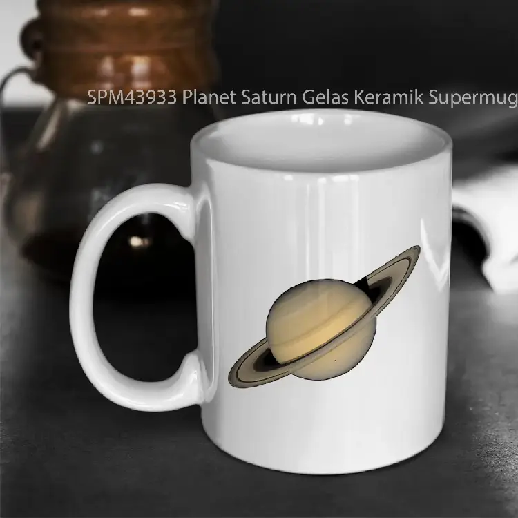 SPM43933 Planet Saturn Gelas Keramik Supermug