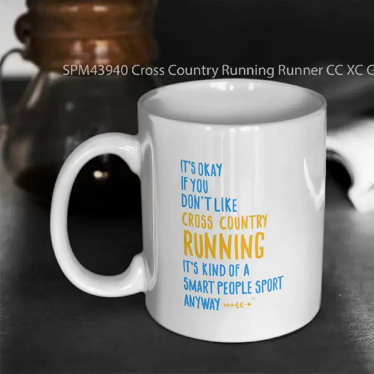SPM43940 Cross Country Running Runner CC XC Gift Idea Gelas Keramik Supermug