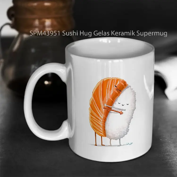 SPM43951 Sushi Hug Gelas Keramik Supermug