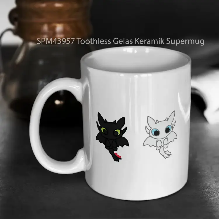 SPM43957 Toothless Gelas Keramik Supermug