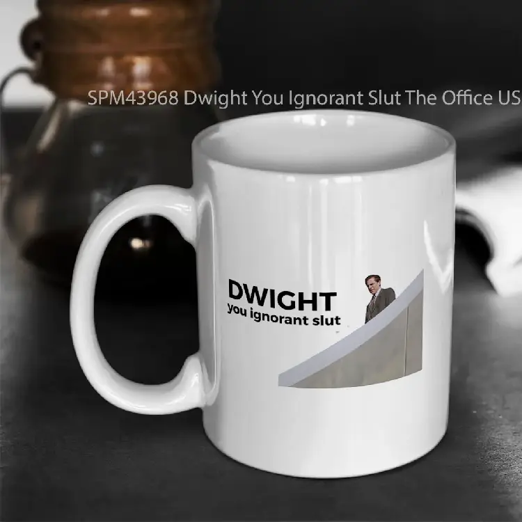 SPM43968 Dwight You Ignorant Slut The Office US Gelas Keramik Supermug