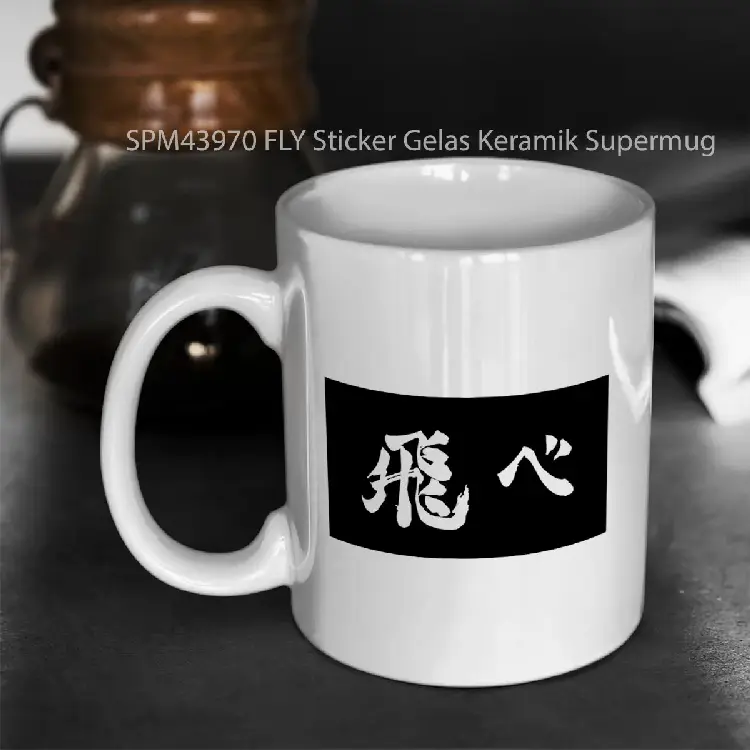 SPM43970 FLY Sticker Gelas Keramik Supermug