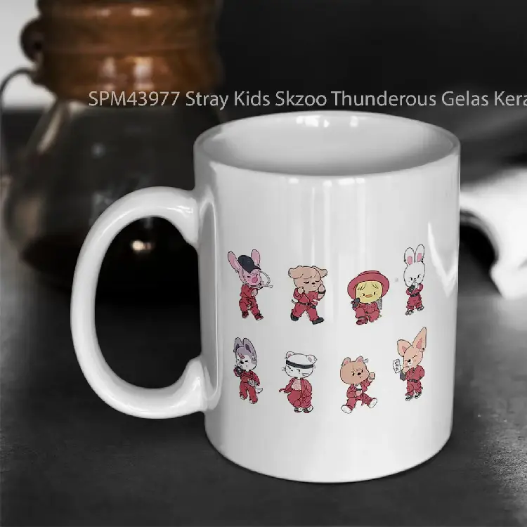 SPM43977 Stray Kids Skzoo Thunderous Gelas Keramik Supermug