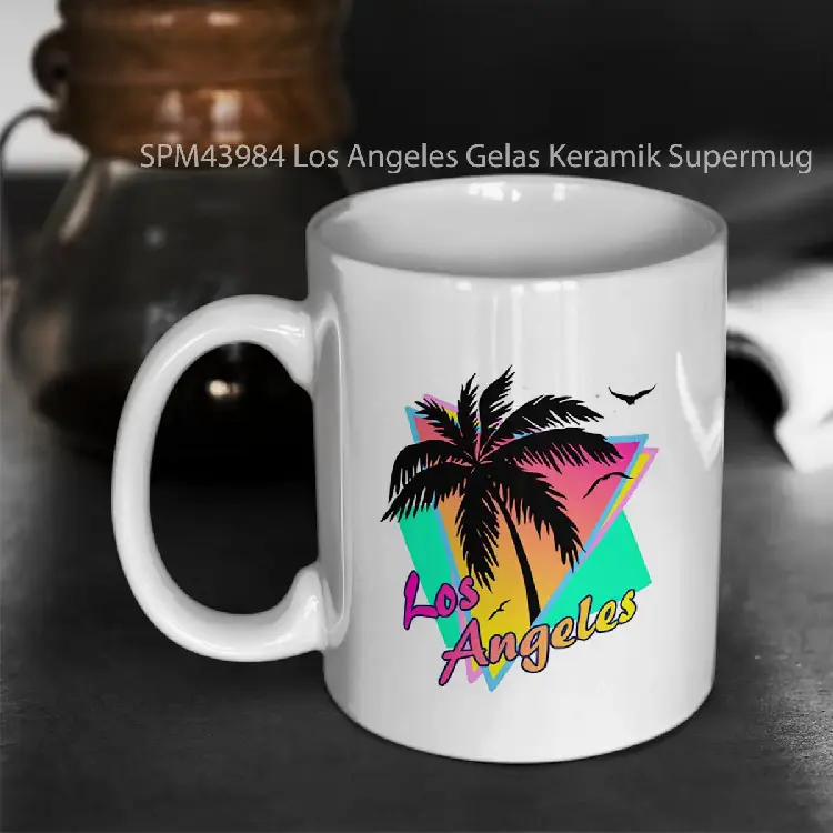 SPM43984 Los Angeles Gelas Keramik Supermug
