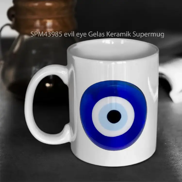SPM43985 evil eye Gelas Keramik Supermug