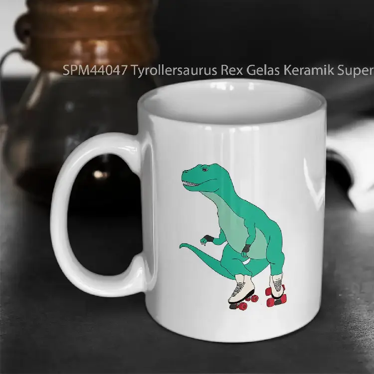 SPM44047 Tyrollersaurus Rex Gelas Keramik Supermug