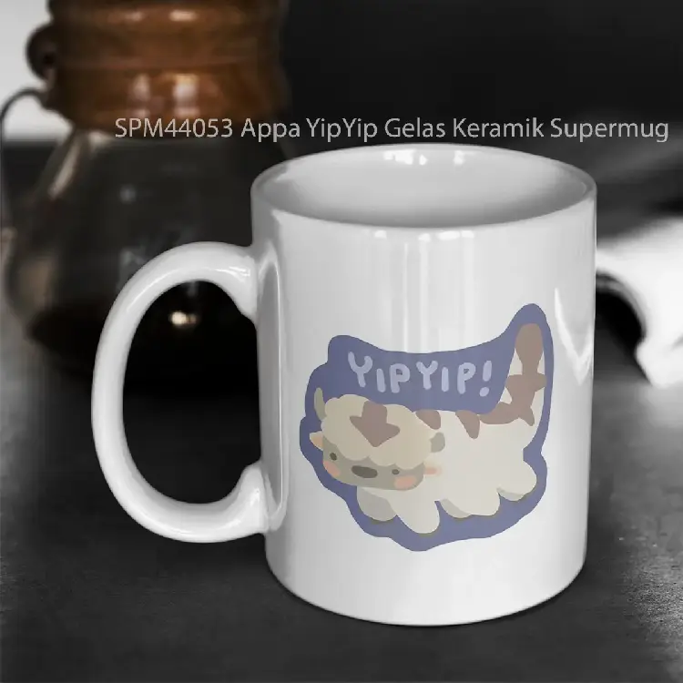 SPM44053 Appa YipYip Gelas Keramik Supermug