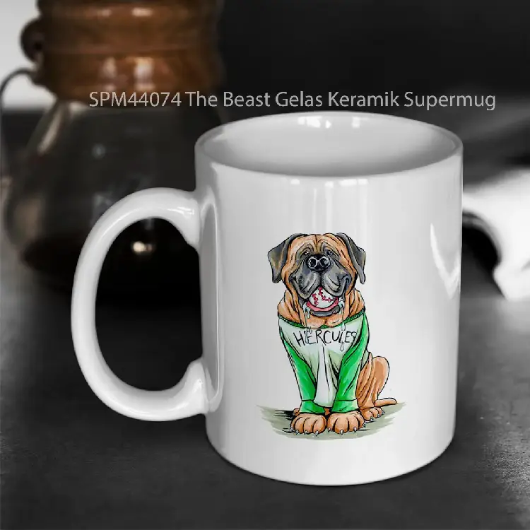 SPM44074 The Beast Gelas Keramik Supermug