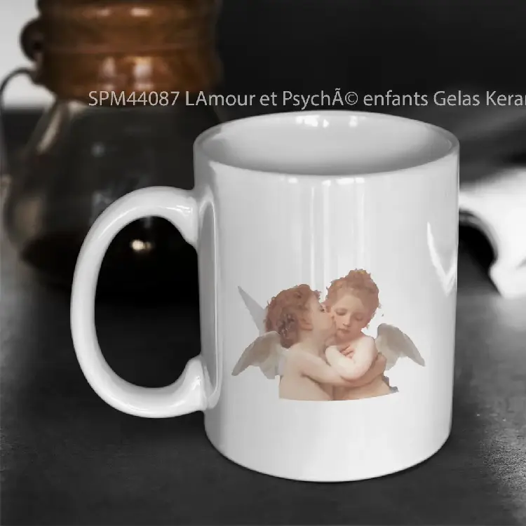 SPM44087 LAmour et Psych%C3%83%C2%A9 enfants Gelas Keramik Supermug