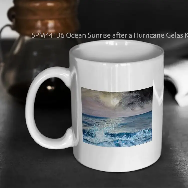 SPM44136 Ocean Sunrise after a Hurricane Gelas Keramik Supermug