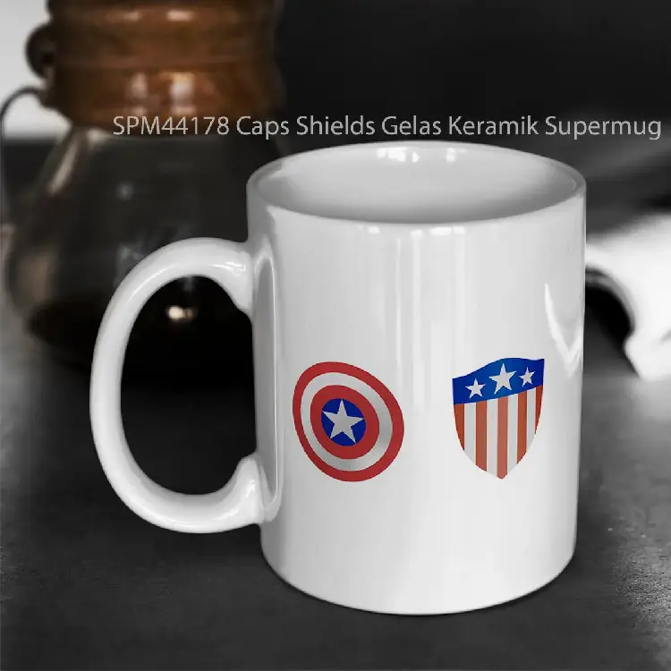 SPM44178 Caps Shields Gelas Keramik Supermug