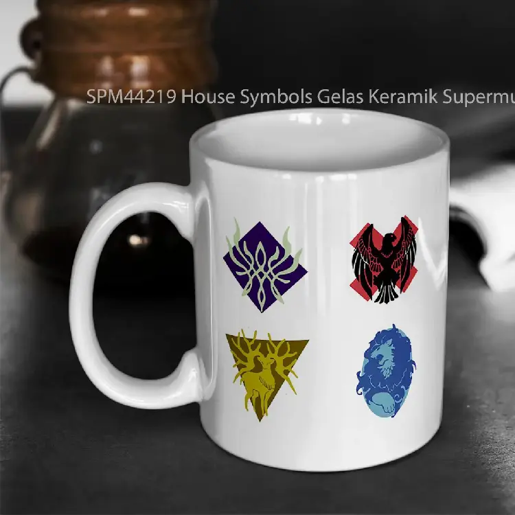 SPM44219 House Symbols Gelas Keramik Supermug