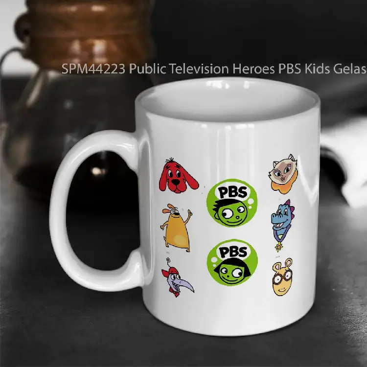 SPM44223 Public Television Heroes PBS Kids Gelas Keramik Supermug