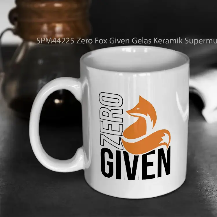 SPM44225 Zero Fox Given Gelas Keramik Supermug