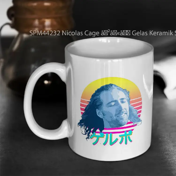 SPM44232 Nicolas Cage %C3%A3%C2%82%C2%B2%C3%A3%C2%83%C2%AB%C3%A3%C2%83%C2%9C Gelas Keramik Supermug