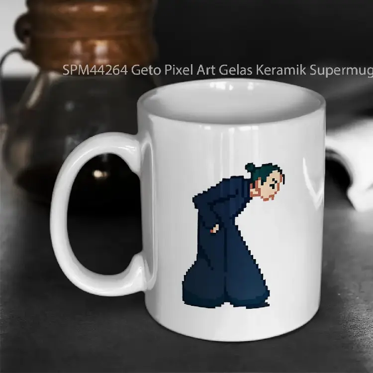 SPM44264 Geto Pixel Art Gelas Keramik Supermug
