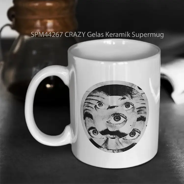 SPM44267 CRAZY Gelas Keramik Supermug