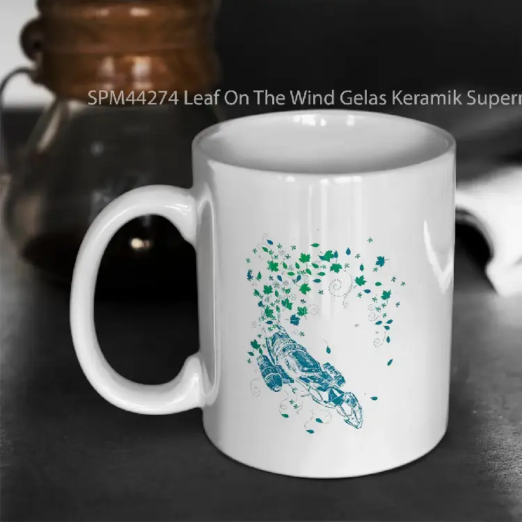 SPM44274 Leaf On The Wind Gelas Keramik Supermug