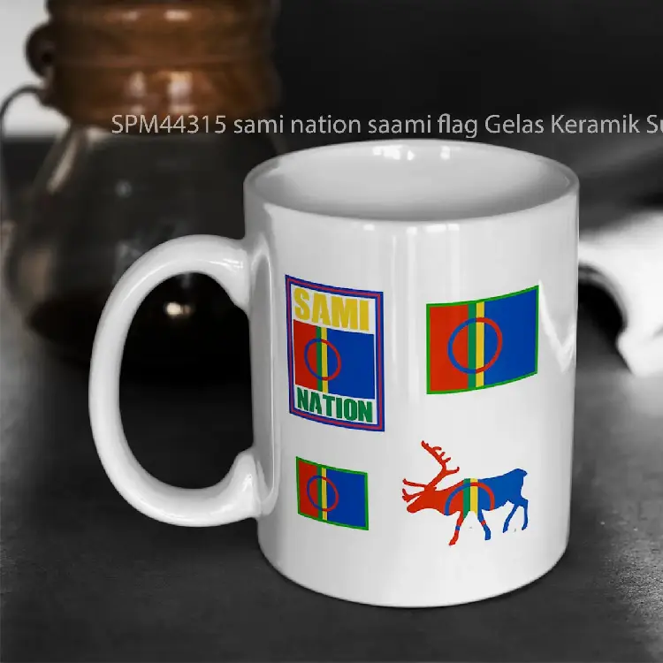 SPM44315 sami nation saami flag Gelas Keramik Supermug