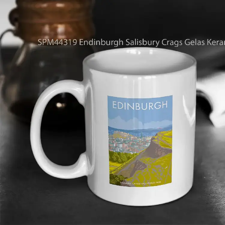 SPM44319 Endinburgh Salisbury Crags Gelas Keramik Supermug