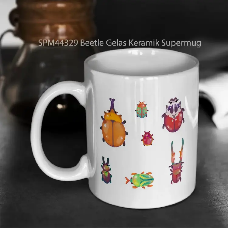 SPM44329 Beetle Gelas Keramik Supermug