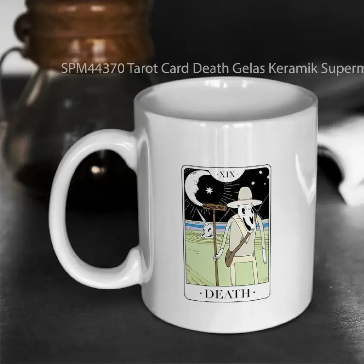 SPM44370 Tarot Card Death Gelas Keramik Supermug