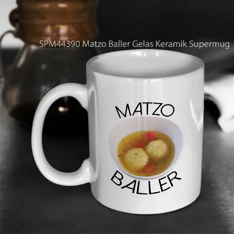 SPM44390 Matzo Baller Gelas Keramik Supermug