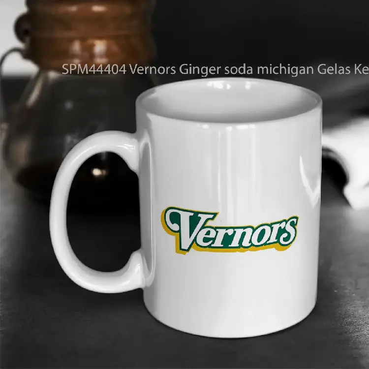 SPM44404 Vernors Ginger soda michigan Gelas Keramik Supermug