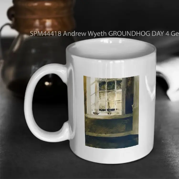 SPM44418 Andrew Wyeth GROUNDHOG DAY 4 Gelas Keramik Supermug