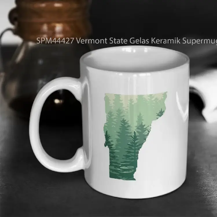 SPM44427 Vermont State Gelas Keramik Supermug