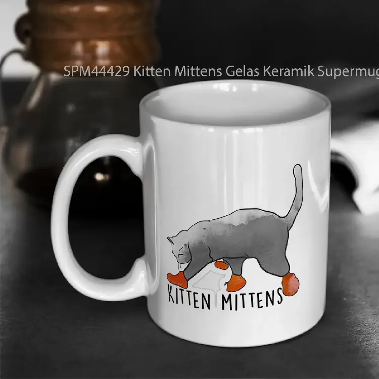 SPM44429 Kitten Mittens Gelas Keramik Supermug