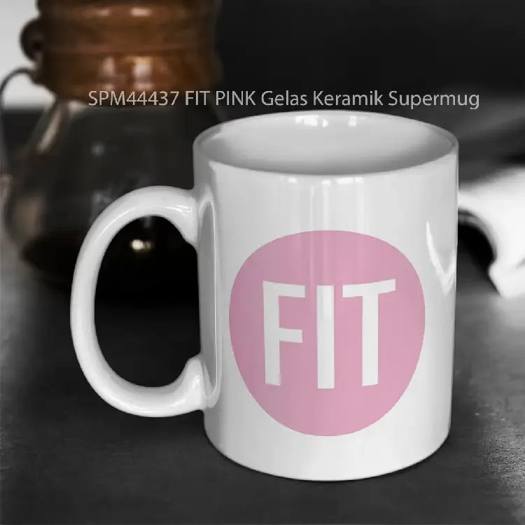 SPM44437 FIT PINK Gelas Keramik Supermug