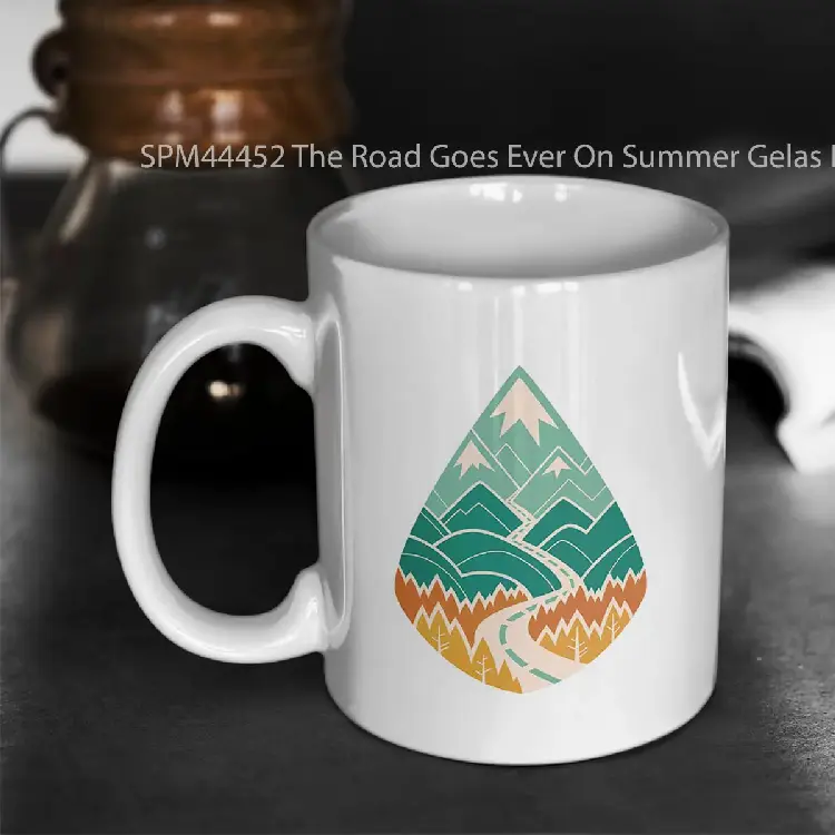 SPM44452 The Road Goes Ever On Summer Gelas Keramik Supermug