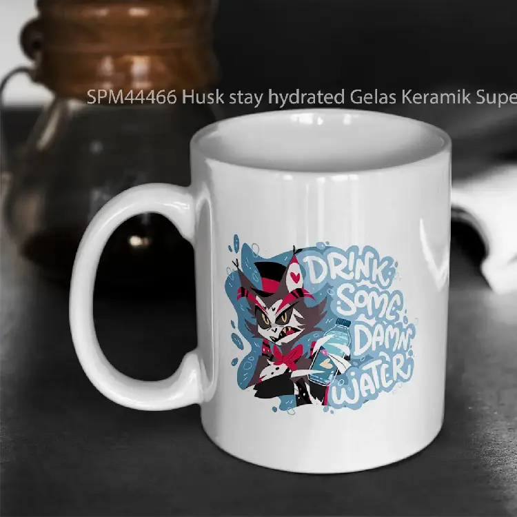 SPM44466 Husk stay hydrated Gelas Keramik Supermug
