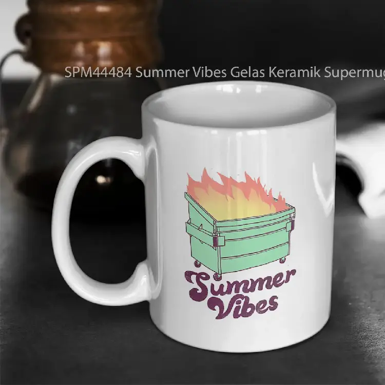 SPM44484 Summer Vibes Gelas Keramik Supermug
