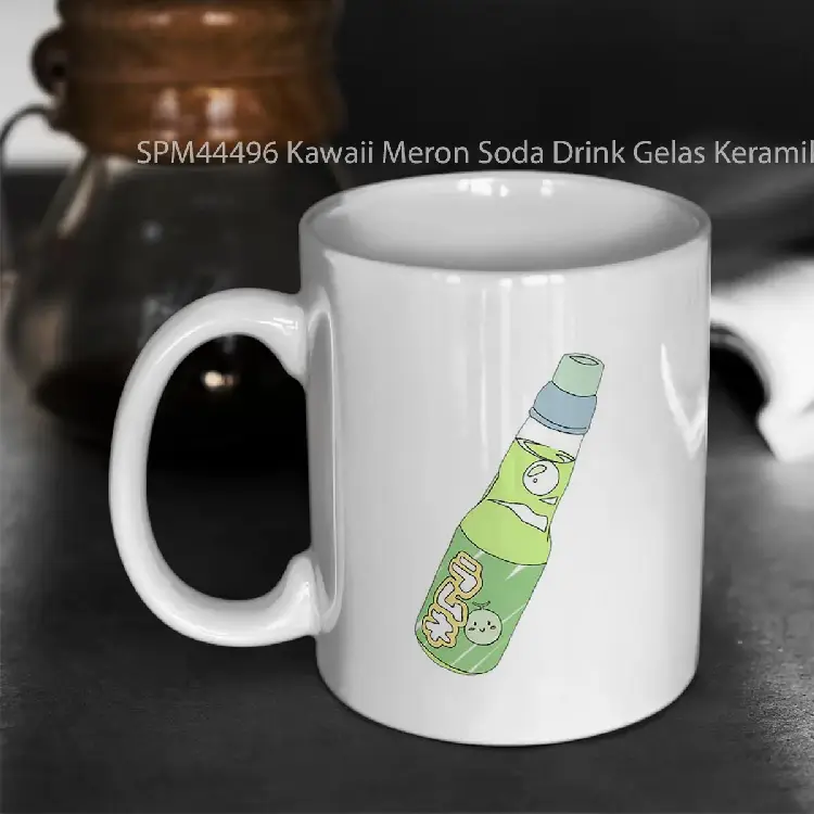 SPM44496 Kawaii Meron Soda Drink Gelas Keramik Supermug