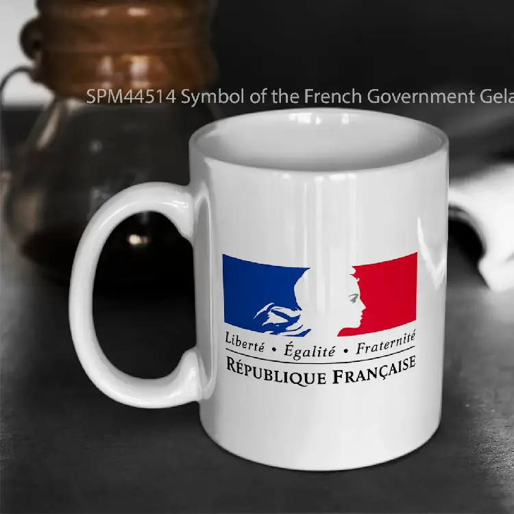 SPM44514 Symbol of the French Government Gelas Keramik Supermug