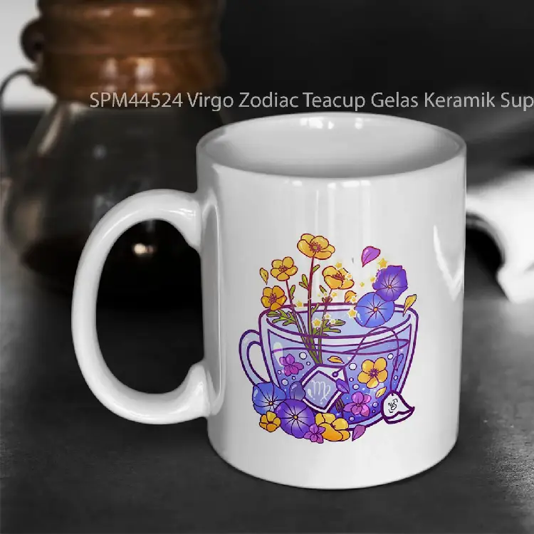SPM44524 Virgo Zodiac Teacup Gelas Keramik Supermug