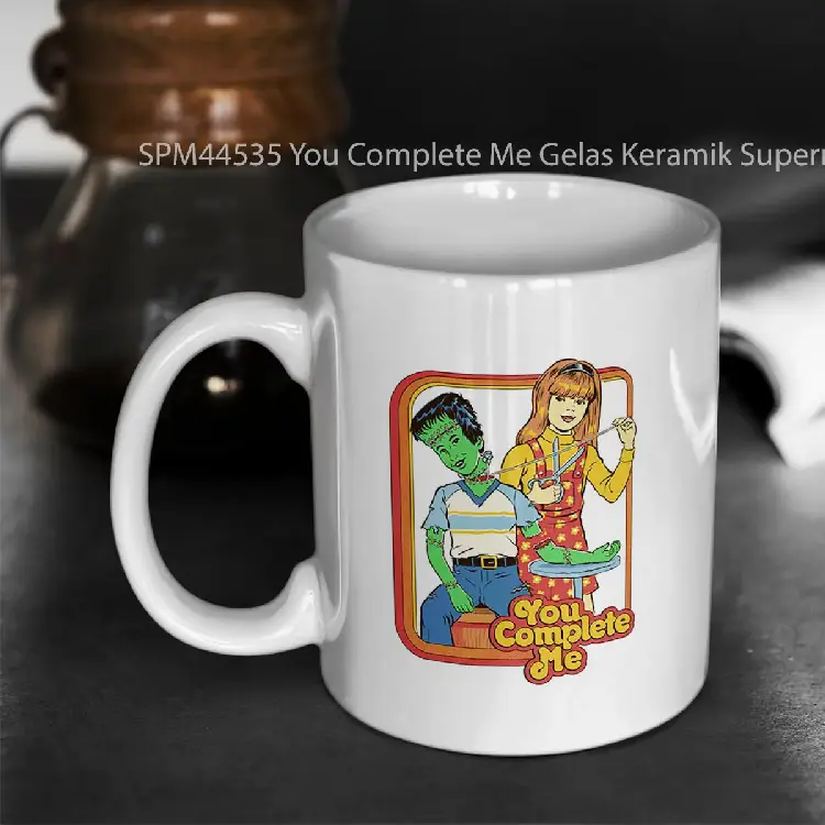 SPM44535 You Complete Me Gelas Keramik Supermug