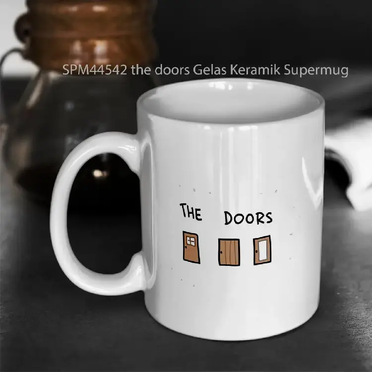 SPM44542 the doors Gelas Keramik Supermug