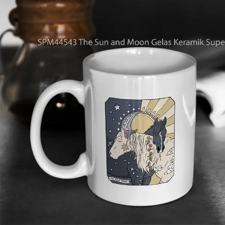 SPM44543 The Sun and Moon Gelas Keramik Supermug