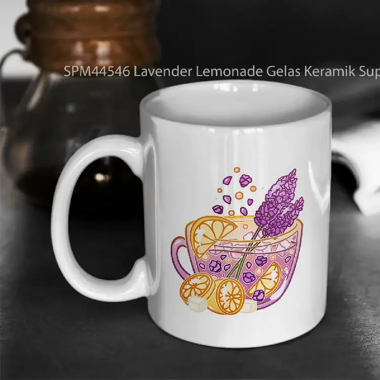 SPM44546 Lavender Lemonade Gelas Keramik Supermug