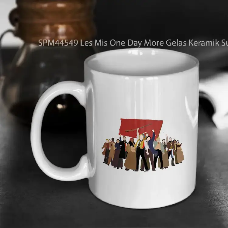 SPM44549 Les Mis One Day More Gelas Keramik Supermug