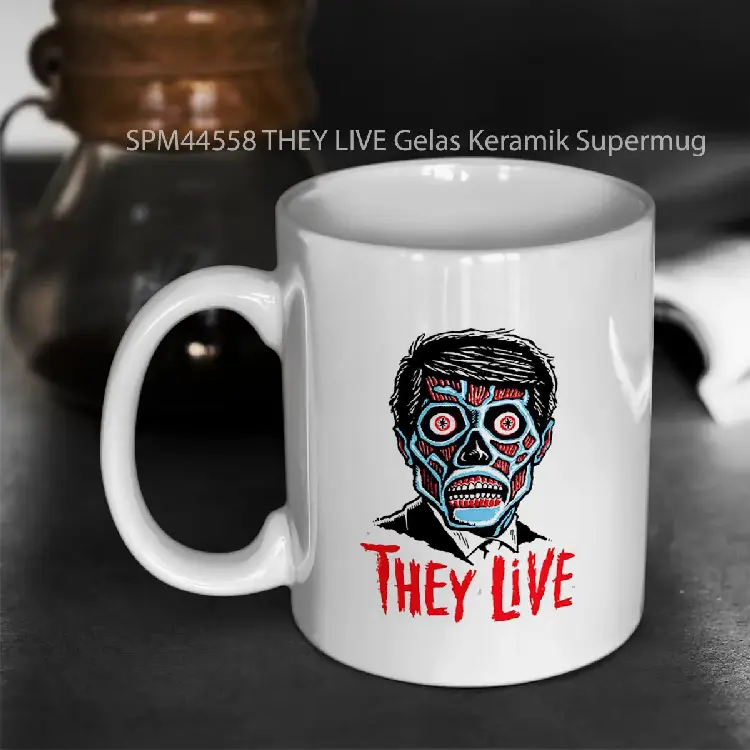 SPM44558 THEY LIVE Gelas Keramik Supermug