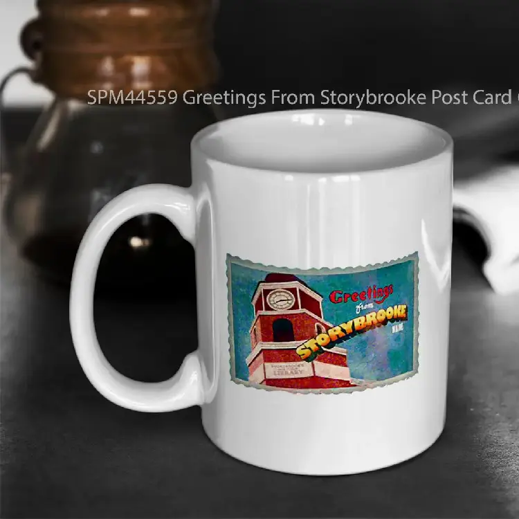 SPM44559 Greetings From Storybrooke Post Card Gelas Keramik Supermug
